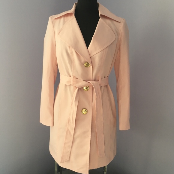 NWT Anne Klein Rose Bud Trench Coat Small